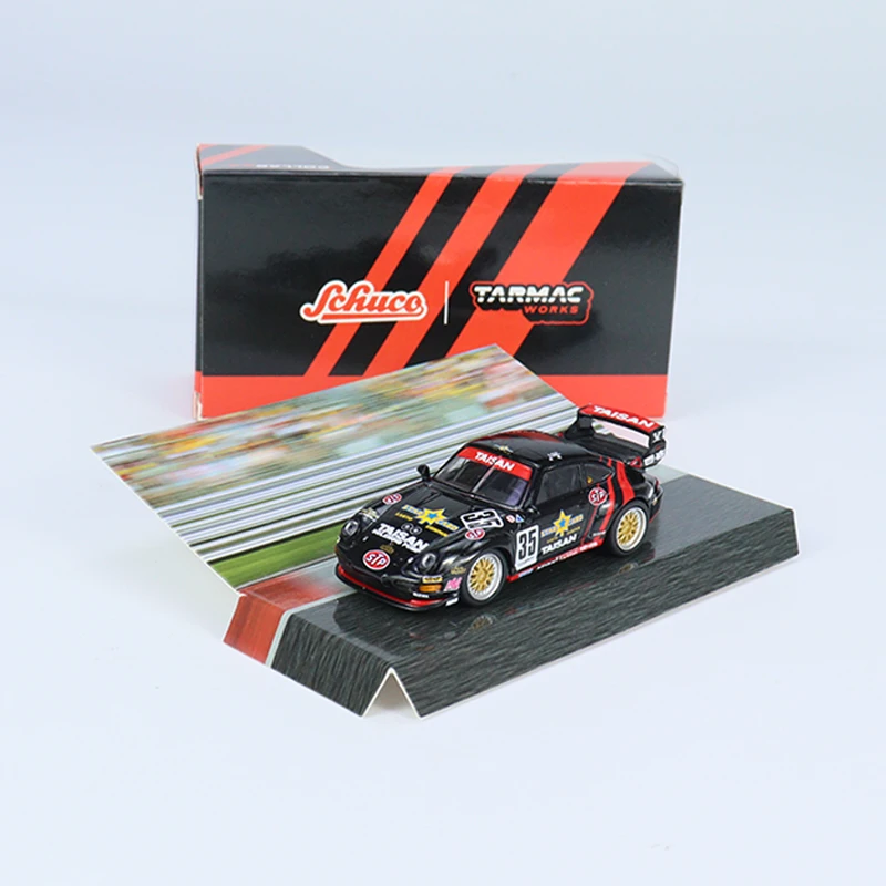 

Tarmac Works 1:64 Model Car 911 (993) GT2 JGTC Taisan Starcard #35 Alloy Vehicle