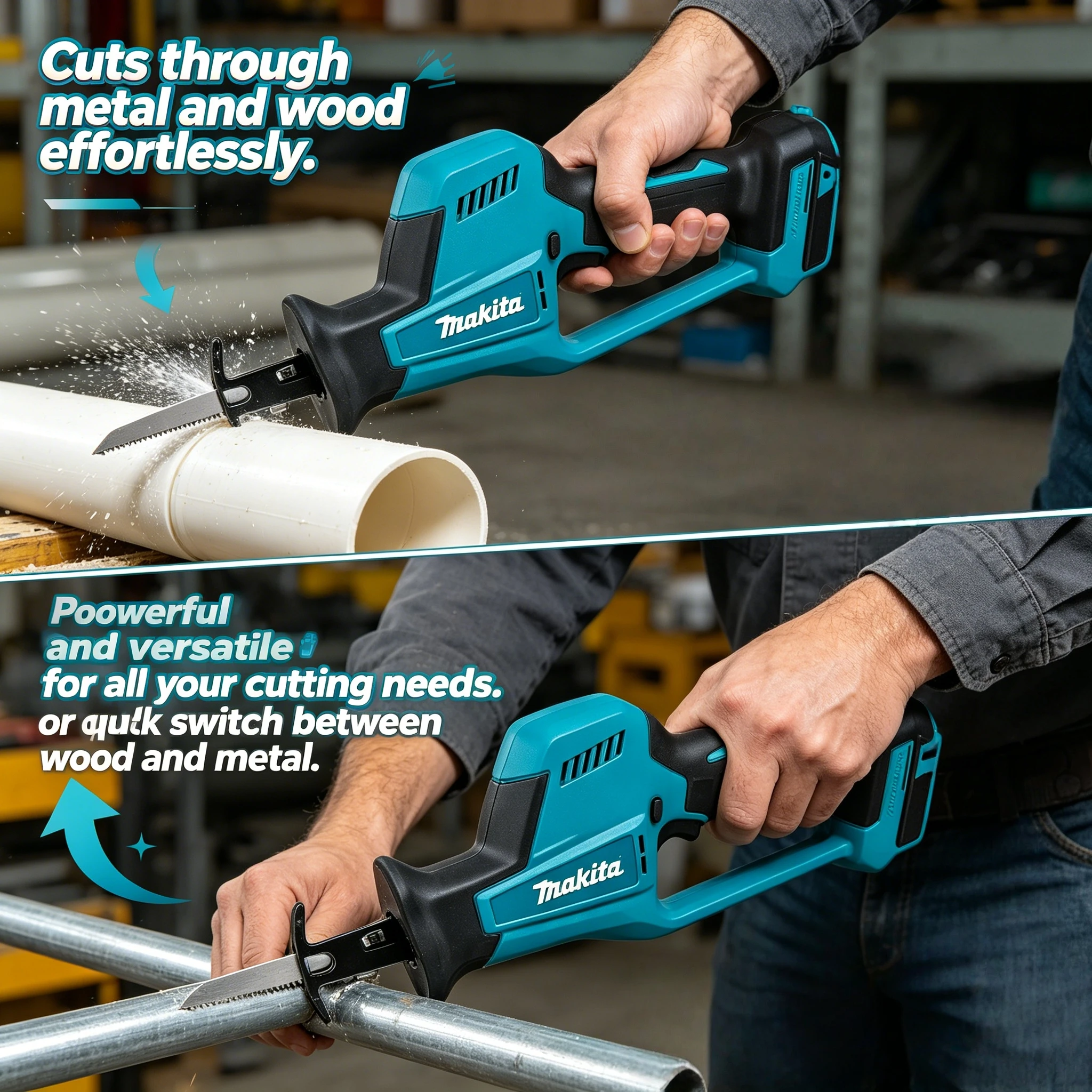 makitadjr18918v-brushless-cordless-reciprocating-saw-rechargeable-portable-electric-cutting-saw-for-wood-metalcutting-power-tool