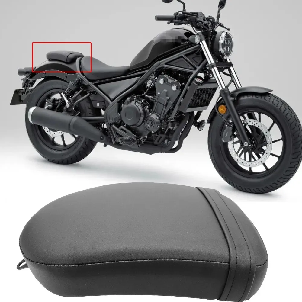 

Motorcycle Passenger Rear Seat Pad Cushion Pillion Solo Seat Cover For Honda Rebel CMX300 CMX500 2017 2018 2019 2020 2021 2022