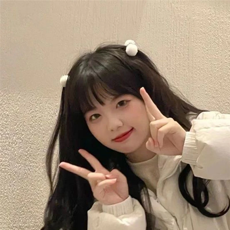 

Ladies' hair accessories, multicolored plush hair claws, sweet and cute fur ball headwear, cat egg hair clip, hair size display,