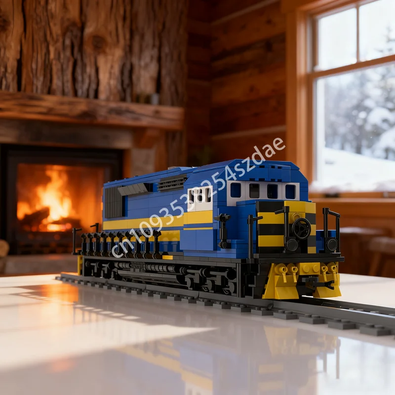 1221 قطعة MOC AWVR قطار RC نموذج مدرب اللبنات العمارة لتقوم بها بنفسك هدايا عيد الميلاد الإبداعية فكرة ألعاب من الطوب عيد ميلاد الاطفال #1