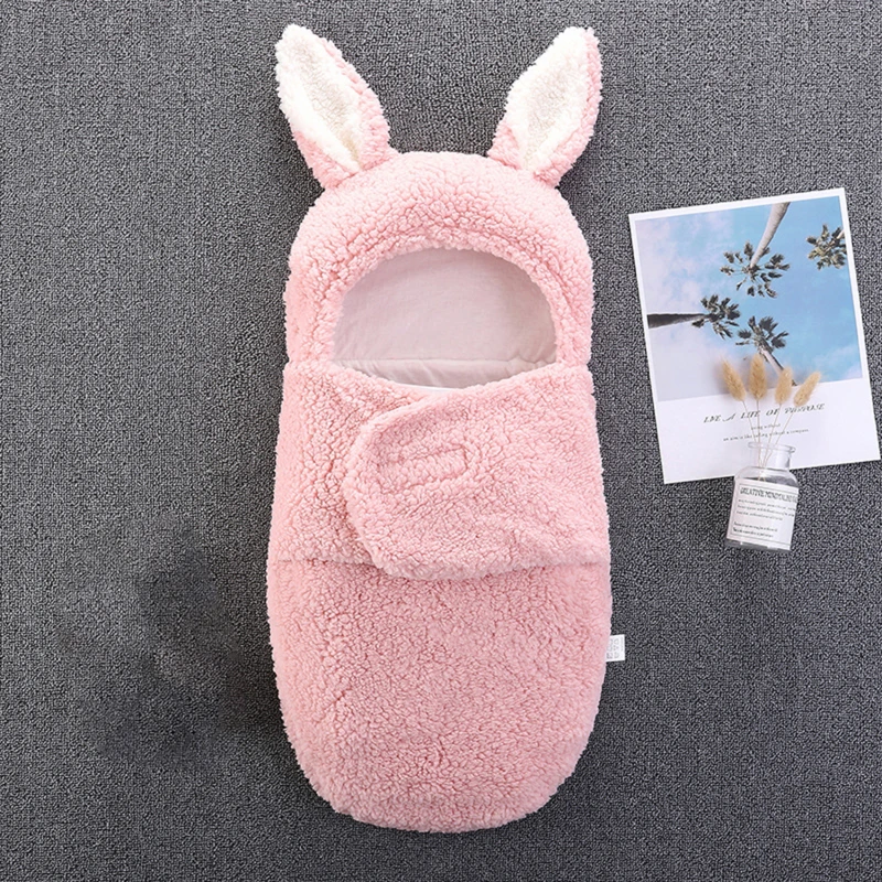 Baby Sleeping Bag Soft Newborn Baby Wrap Blankets Envelope For Newborn Sleepsacks Cotton Thicken Cocoon for Baby 0-9 Months