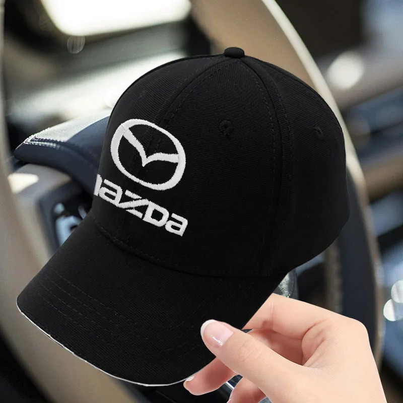 Brand car female male leisure outdoor sports baseball cap new For Mazda 3 5 6 M5 Ms CX-4 CX-5 CX6 M3 M6 MX3 MX5 Car Accessories