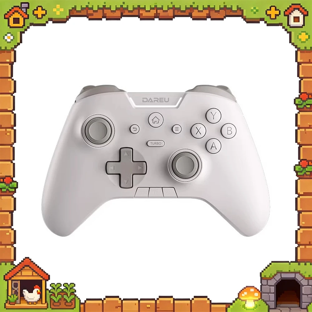 

Геймпады DAREU H100, три режима, 1 кГц, 155 г, пятое поколение вибрации, игровые рукоятки, смазочное кольцо PA66, адаптация к Switch2