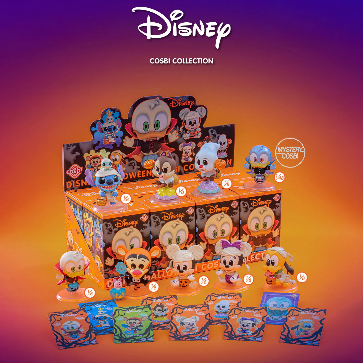 

Официальные горячие игрушки, вечеринка в виде тыквы, Cosbi Stitch, слепая коробка, фигурка куклы, подарок на Хэллоуин