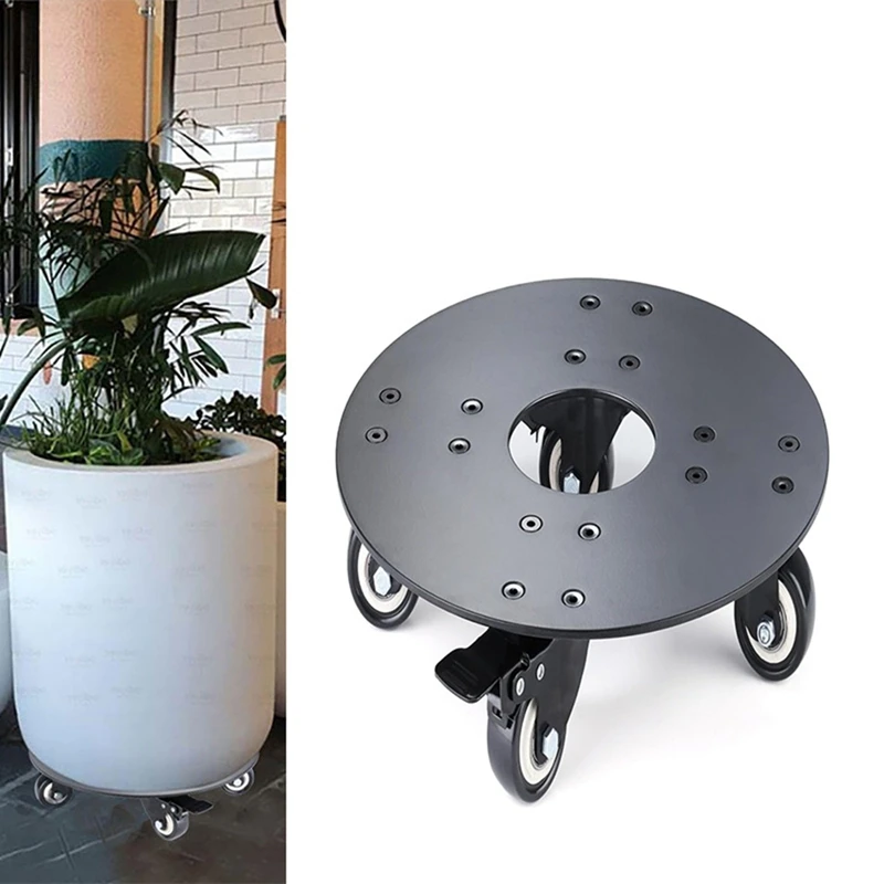 Hot Plant Stand With Wheels, Aluminum Alloy Plant With Wheels Heavy Duty, Rolling Plant Stand Holds 12 Inch & 500Lbs