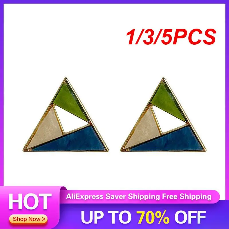 1/3/5PCS Acrylic Earrings Personalized Distinctive Geometric Earrings For Women European And American Style Gift For Her