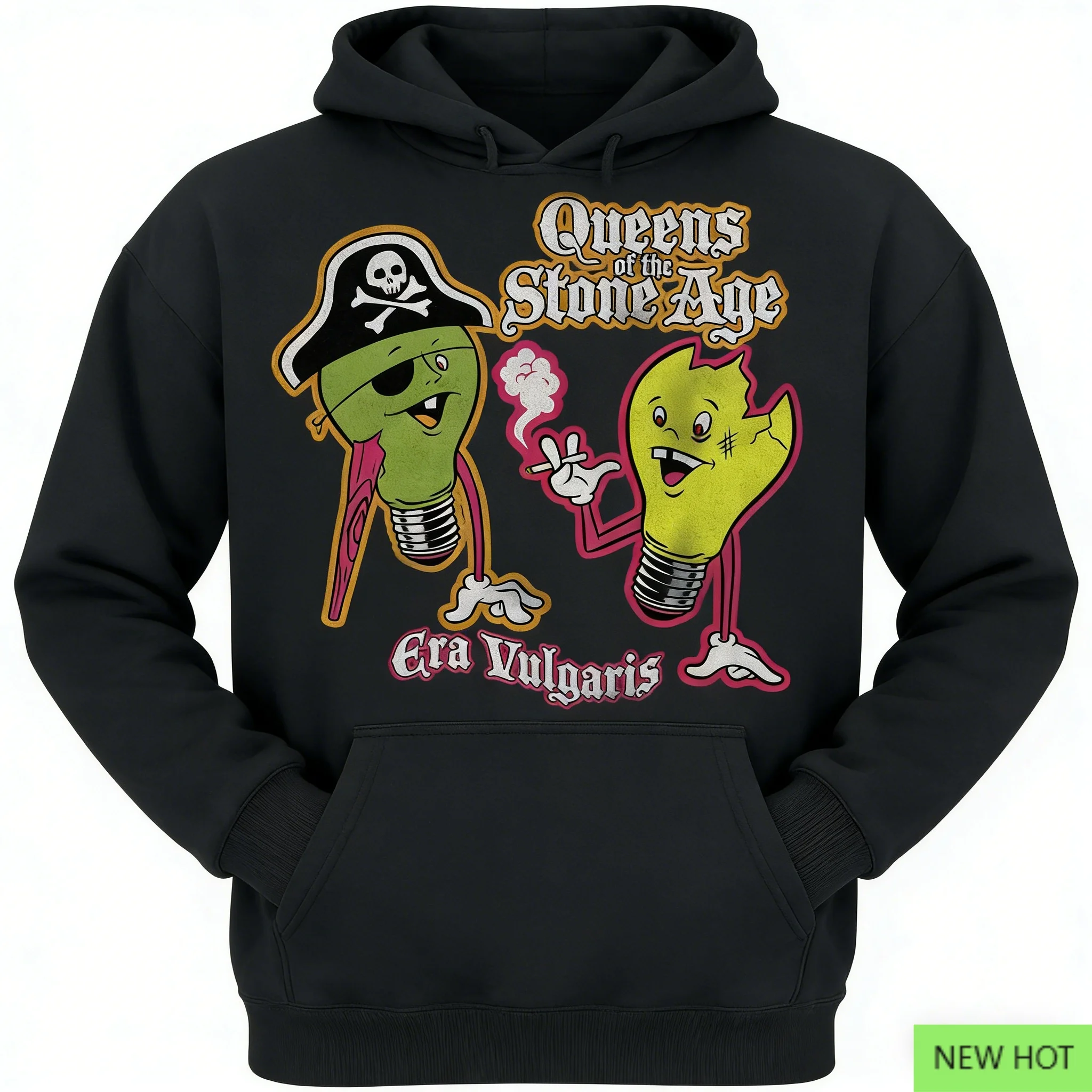 

Толстовка с капюшоном Queens of The Stone Age Era Vulgaris, толстовка Alternative Rock, идеально подходит для фанатов, которые любят США, альтернативный рок и зима