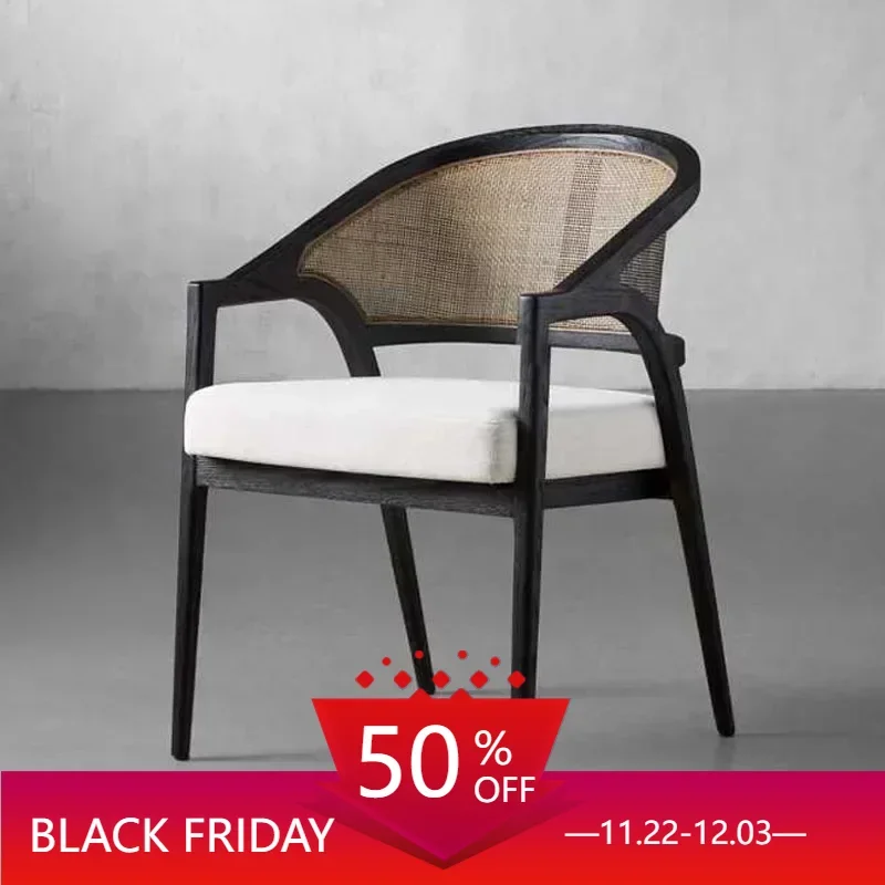 كرسي فردي فاخر منتصف القرن أثاث حديث كراسي غرفة المعيشة دباغة الطعام كرسي غرفة نوم جاردين الذراع Sillones الفناء #1