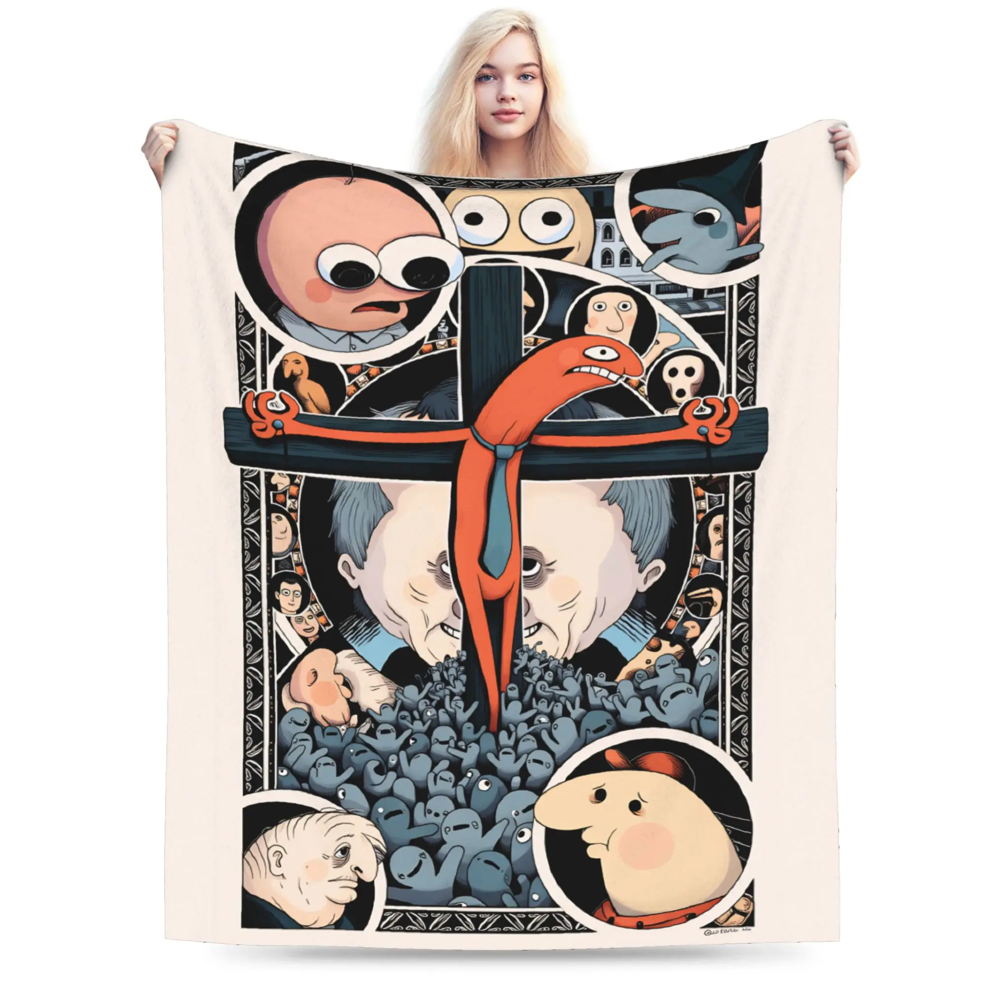 يبتسم الأصدقاء بيم وتشارلي بطانية قطيفة الفتيات الفتيان الفانيلا رمي بطانية للأريكة سرير دافئ مخصص لتقوم بها بنفسك جودة المفرش #1