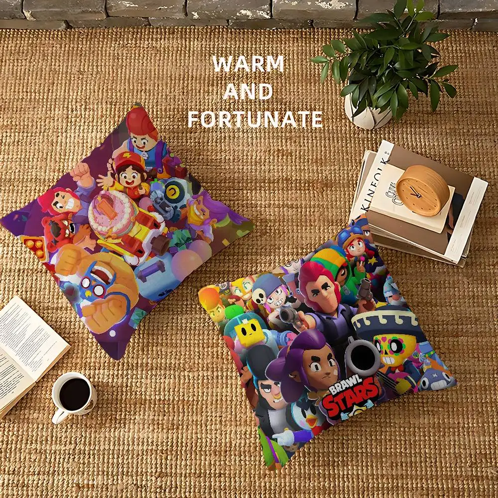 Strategy game B-BRAWL STARS Pillow Cover for Bedroom Room and Living Room Sofa Decorative Cushion Cover