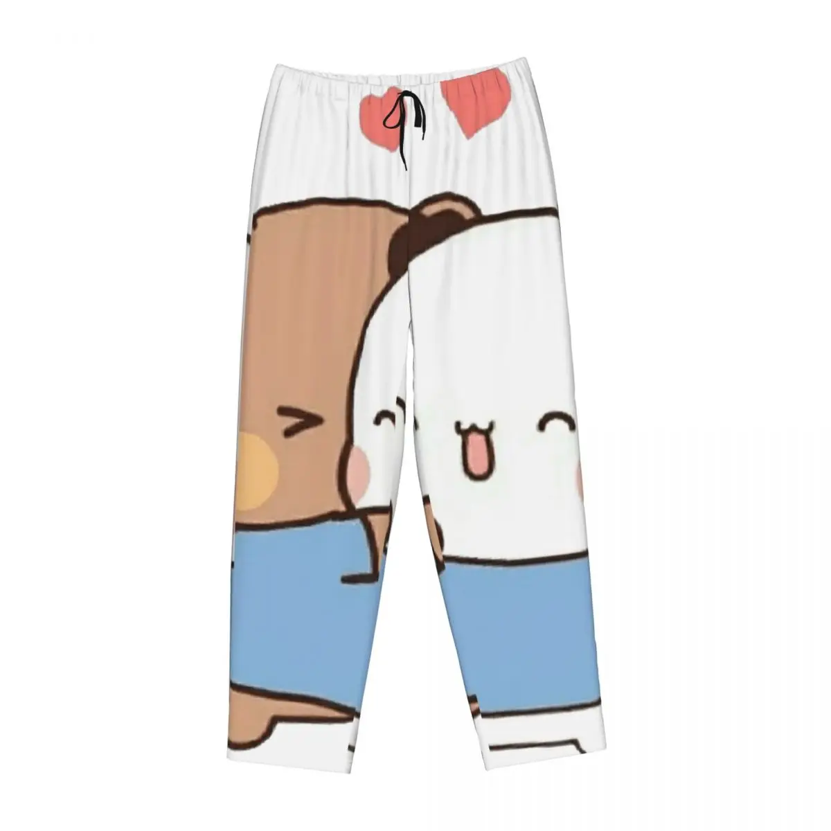 

Женские пижамные брюки с карманами и принтом медведя и панды Бубу Дуду, для дома и сна