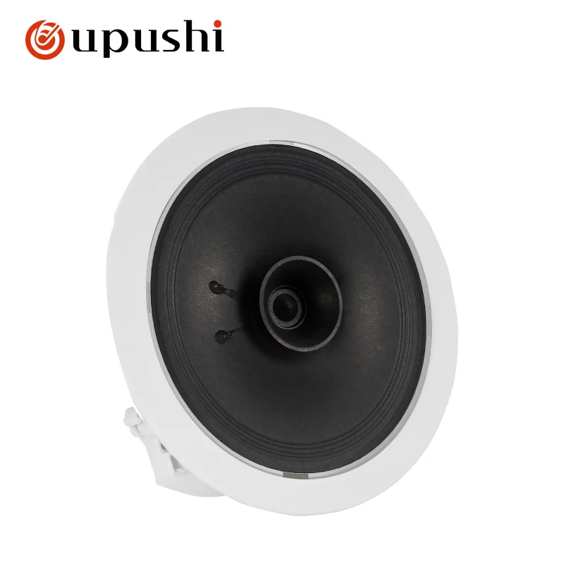 Oupushi 6.5 بوصة 8 بوصة مكبر صوت سقف مقاوم ثابت 6 واط 10 واط مكبر صوت سقف لمركز التسوق المنزلي