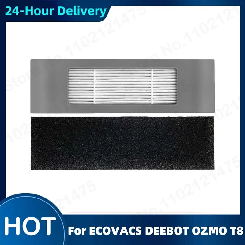 For ECOVACS DEEBOT OZMO 920 950 T5 T8 AIVI  Hepa Filter Parts Robot Vacuum Cleaner Sponges Set Replacement Accessories