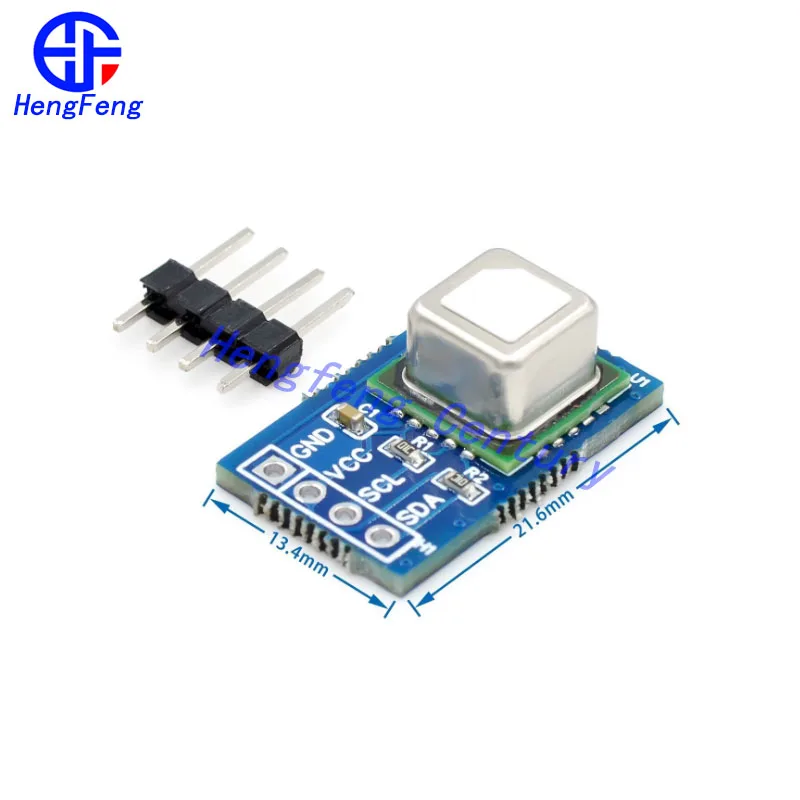 บอร์ดสื่อสาร I2C แบบ2 in 1ความชื้นและอุณหภูมิตรวจจับคาร์บอนไดออกไซด์ CO2เซ็นเซอร์โมดูลก๊าซ SCD41 SCD40