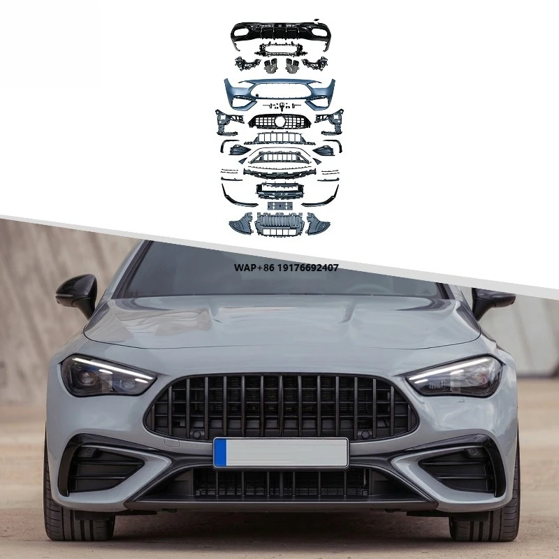 

CLE53 Style Body Kit for CLE C236 Line 2024+ Front Bumper Rear Diffuser Side Skirts Direct Fit