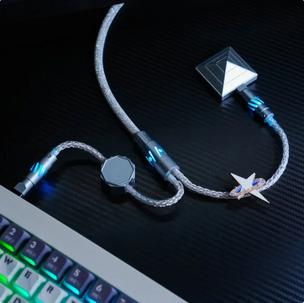 Huahuo Esports Pro 8K 1-to-2 Aviator Cable Magnetic Switch