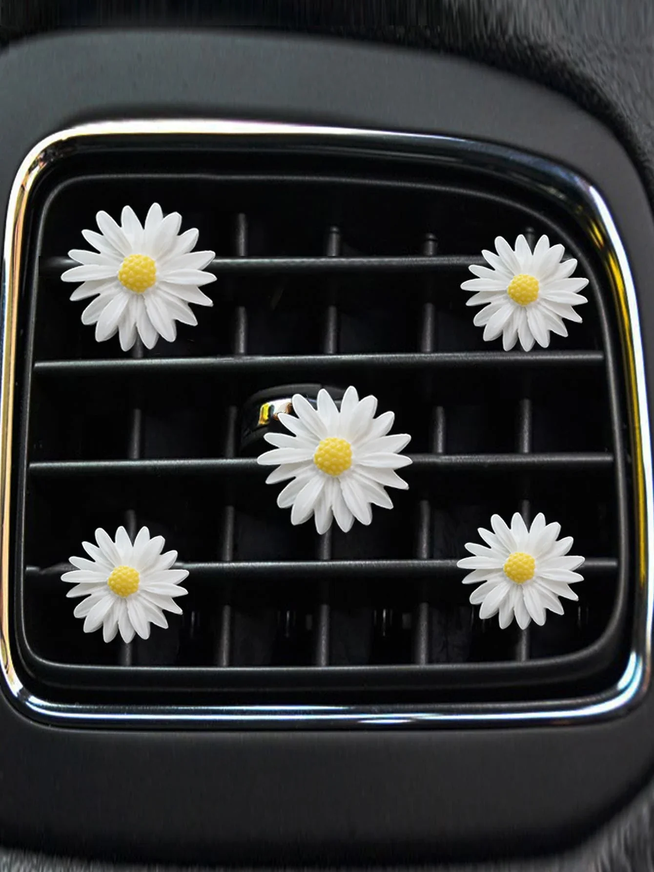 

5pcs Floral Car Air Vent Clip Decorative Accent