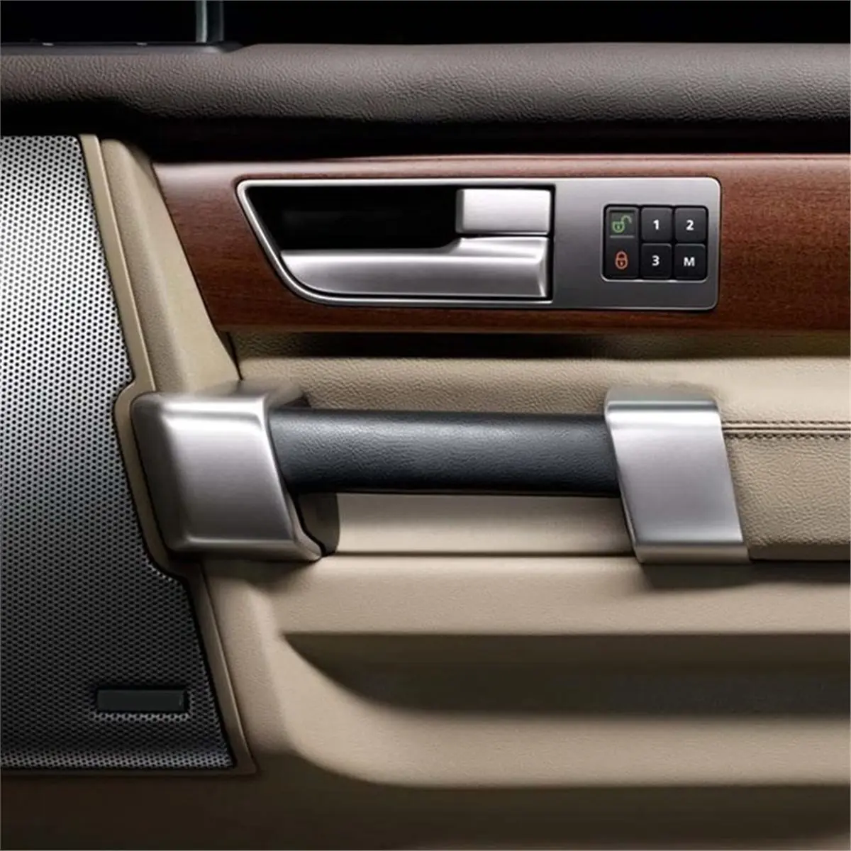 #98H (Silver)Car Door Pull Handle Cover for Land Rover Discovery 4 Right,Automotive Parts & Accessories