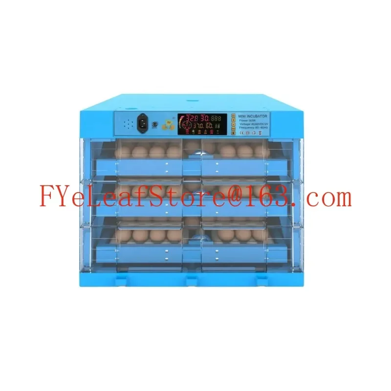 Small household incubator36/64/128/192/256 eggs roller mini incubator multifunctional automatic egg incubator