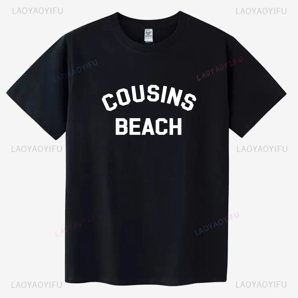 Cousins praia o verão eu virou camisetas gráficas bonitas mulheres menina o-pescoço camisa de verão presente para fãs algodão casual streetwear