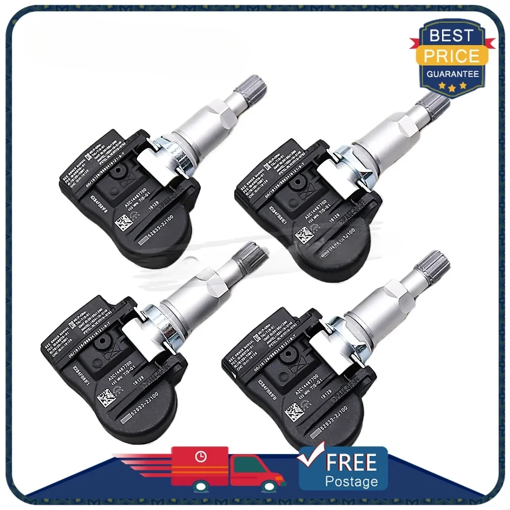 

1/4 шт. 52933-2J100 52933-3N100 датчик TPMS для Genesis G80 Hyundai Accent Kia Rio Sorento система контроля давления в шинах 433 МГц