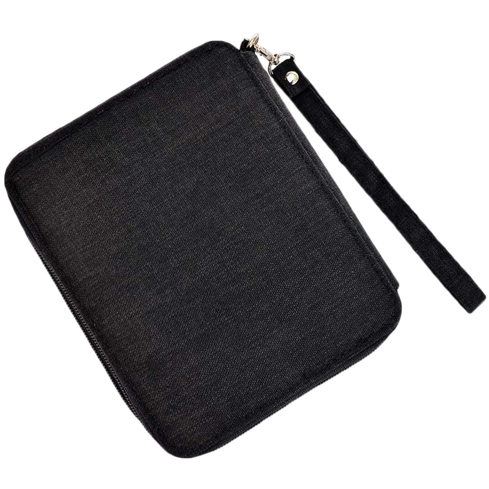 

1pc Durable Oxford Cloth Water Proof Painting Pen Bag Stationery Cases 78 Pens Pencils Storage Three Layers Student Pencil Case