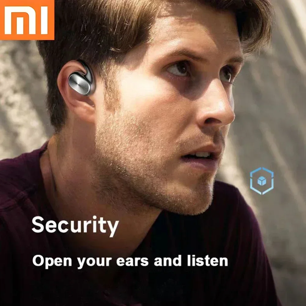 Xiaomi TWS Wireless Earphones Earclip Bone Conduction Bluetooth Headphones Sports Stereo Earbuds Headset Built-in Microphone