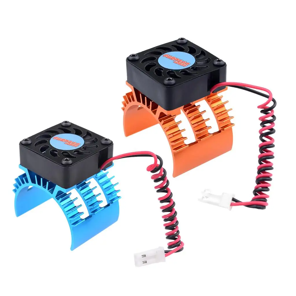 1 x Kühlkörpermotor-Lüfterzubehör für 1:10 RC-Motor 540 550