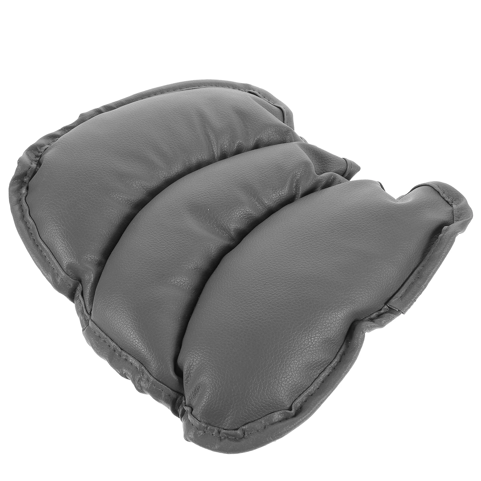 

Car Armrest Pad Set PU Hand Box Cushion Central Console Cover Anti-slip Durable Soft Brown Grey Fits Most Cars