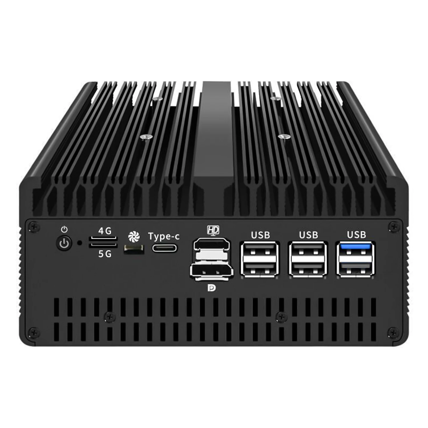 14th Gen Ultra 9 185H 7 155H كمبيوتر صغير 4x/2x 10G SFP كمبيوتر جدار الحماية 6*2.5G LAN Intel vPro Thunderbolt 4 NVMe Proxmox Server PC #5