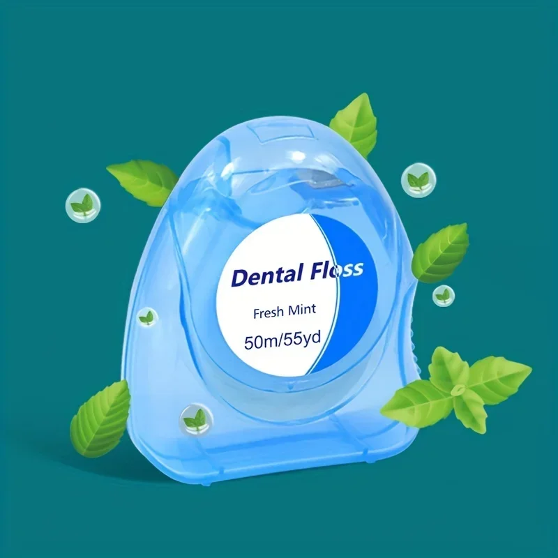

5pcs/2pcs/1pcs Mint Floss Roll-Cleaning Teeth Gaps-Oral Care Tools-Home Oral Care Products