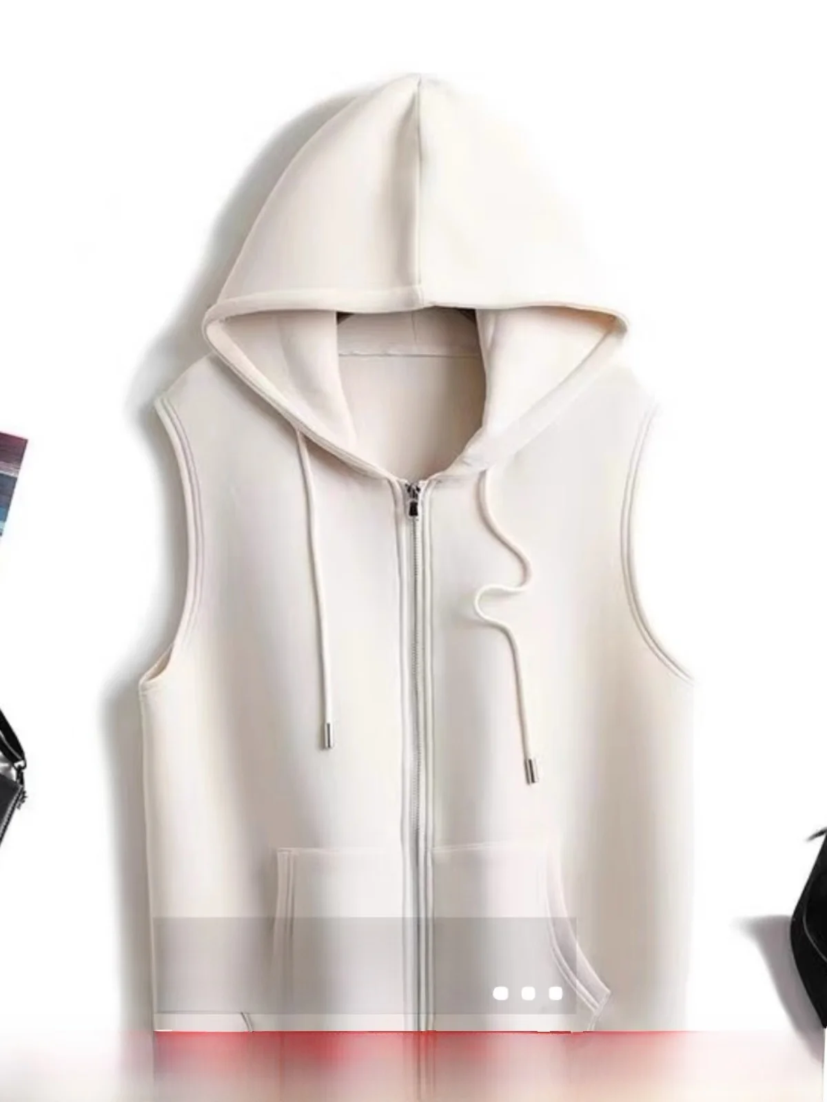 

Повседневный жилет с капюшоном, женский топ на молнии больших размеров, верхняя одежда, удобная дышащая цветная одежда большого размера