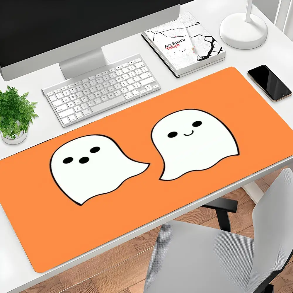 

Halloween cartoon ghost design Mouse Pad Computer Office Table Mat Rubber Anti-slip Gaming Keyboard Mousepad Long Desk Pad