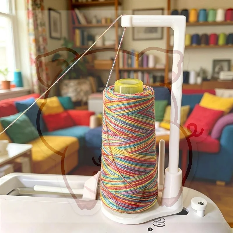 Sewing Machine Thread Stand 3D Printed Anti- Spool Rack Waterproof Household Organizer for Home Sewing Craft Storage