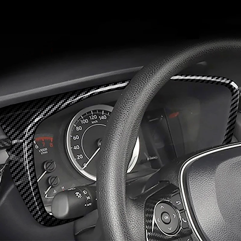 

Carbon Fiber Color Oil Meter Frame Decoration For Toyota Corolla 2019-2023 Car Styling Instrument Cover Trim Interior Accessorie