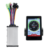 A040-M6T Electric Bike LCD Display Meter+36V 350W Sine Wave Controller Color Screen Universal For E-Bike E Scooter Replacement (