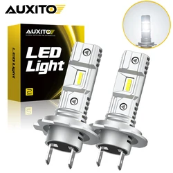 AUXITO H7 LED Headlight Bulb Kit Mini Fanless High Power Automoitve 6500K White Mini Lamp Wireless Car H7 LED Head Fog Lamp