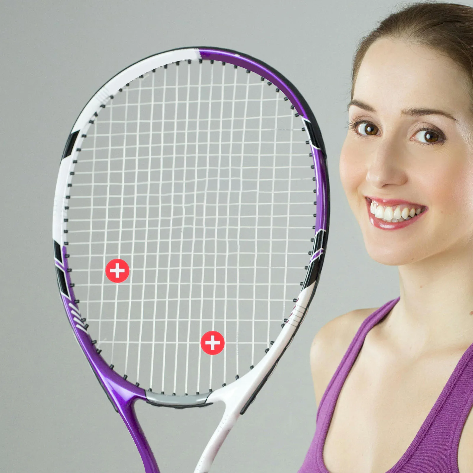 

5Pcs Tennis Racket Dampener National Swiss Flag Design Silicone Vibration Shocks Absorber Tennis Accessory Unique Racket Dampers