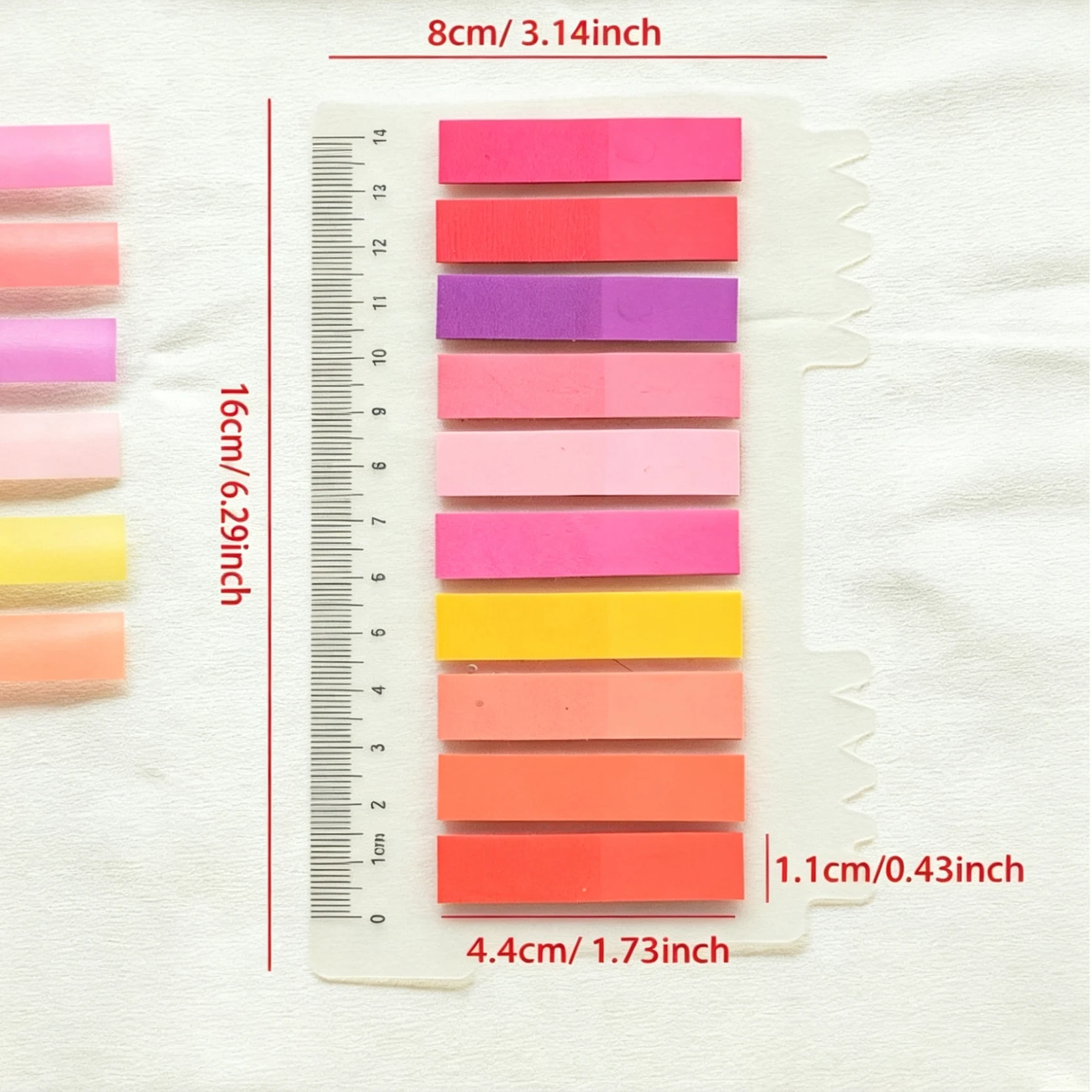 800 Sheets 4 Types PET Transparent Sticky Notes Index Tabs Colorful Memo Flags Label Tags Back To School