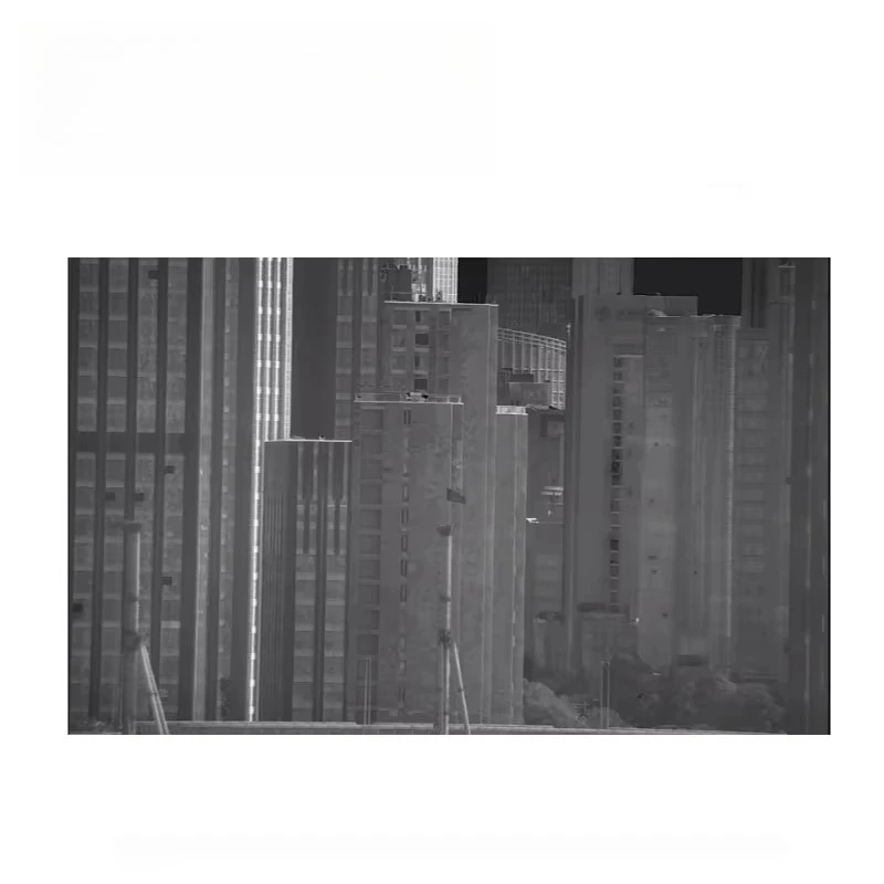 F1.0 Fire Detection 12um 13mm Small Size Security High Quality 640x512 Thermal Imaging 1.6km Range Network Analog Camera Module