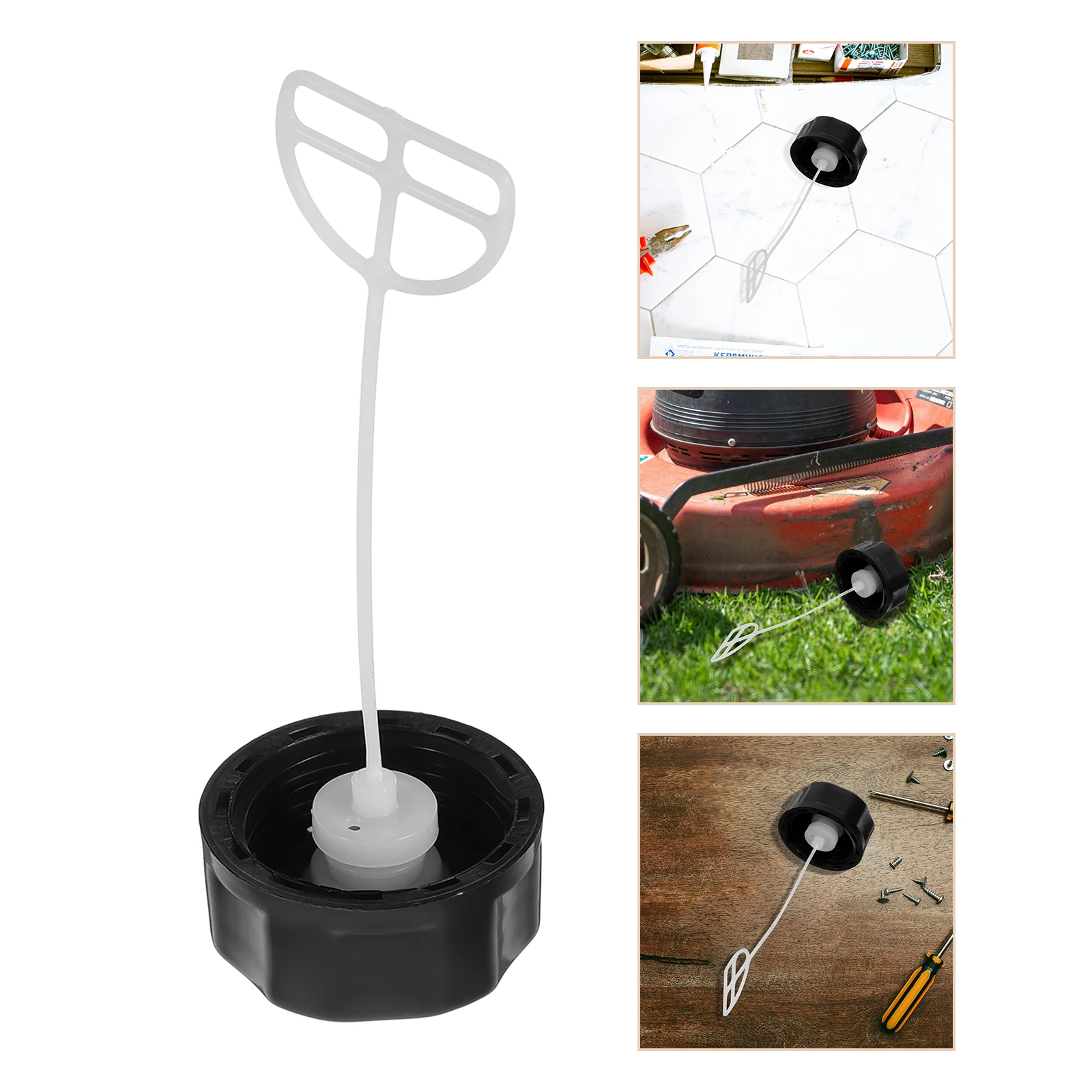 

5 Pcs Lawn Mower Cover Gas Replacement Cap Tank Lid for Equipment Plastic Pump