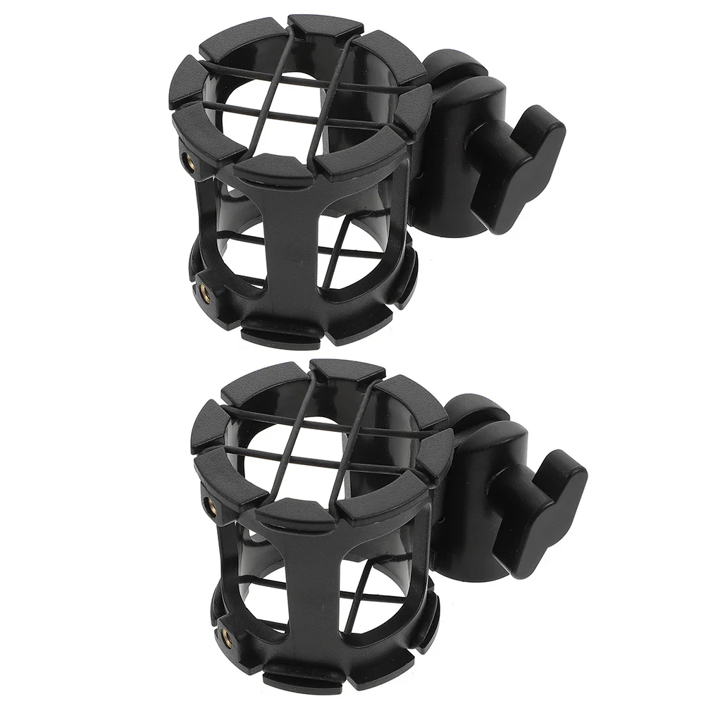 

2Pcs Shockproof Microphone Rack with Flexible Angle Adjustment Universal Mic Bracket for Recording Studio Bar Professional Audio