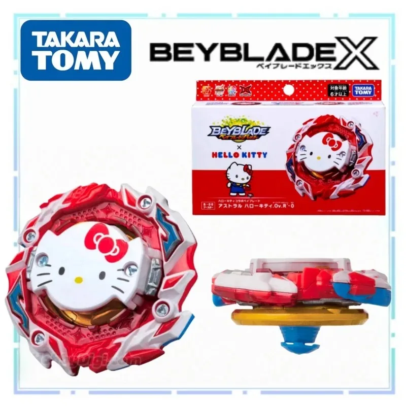 

Вращающийся топ TOMY BEYBLADE DB B00, ограниченная серия, детская игрушка Hello Kitty, коллекция периферийных устройств, настольная боевая игра