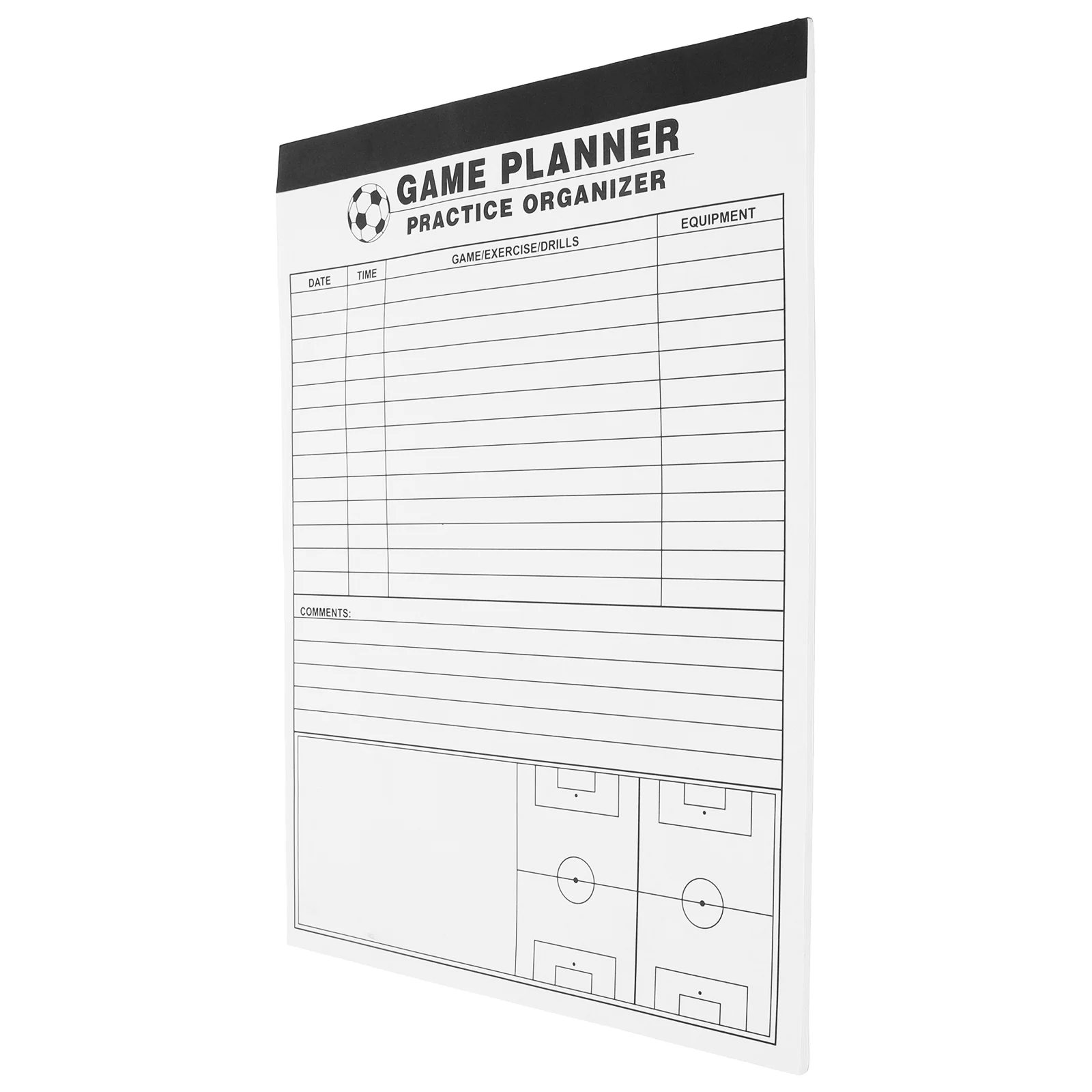 Football Record Book Score Tool Basketball Scorebook Sports Sheet Supplies Warning Cards Paper