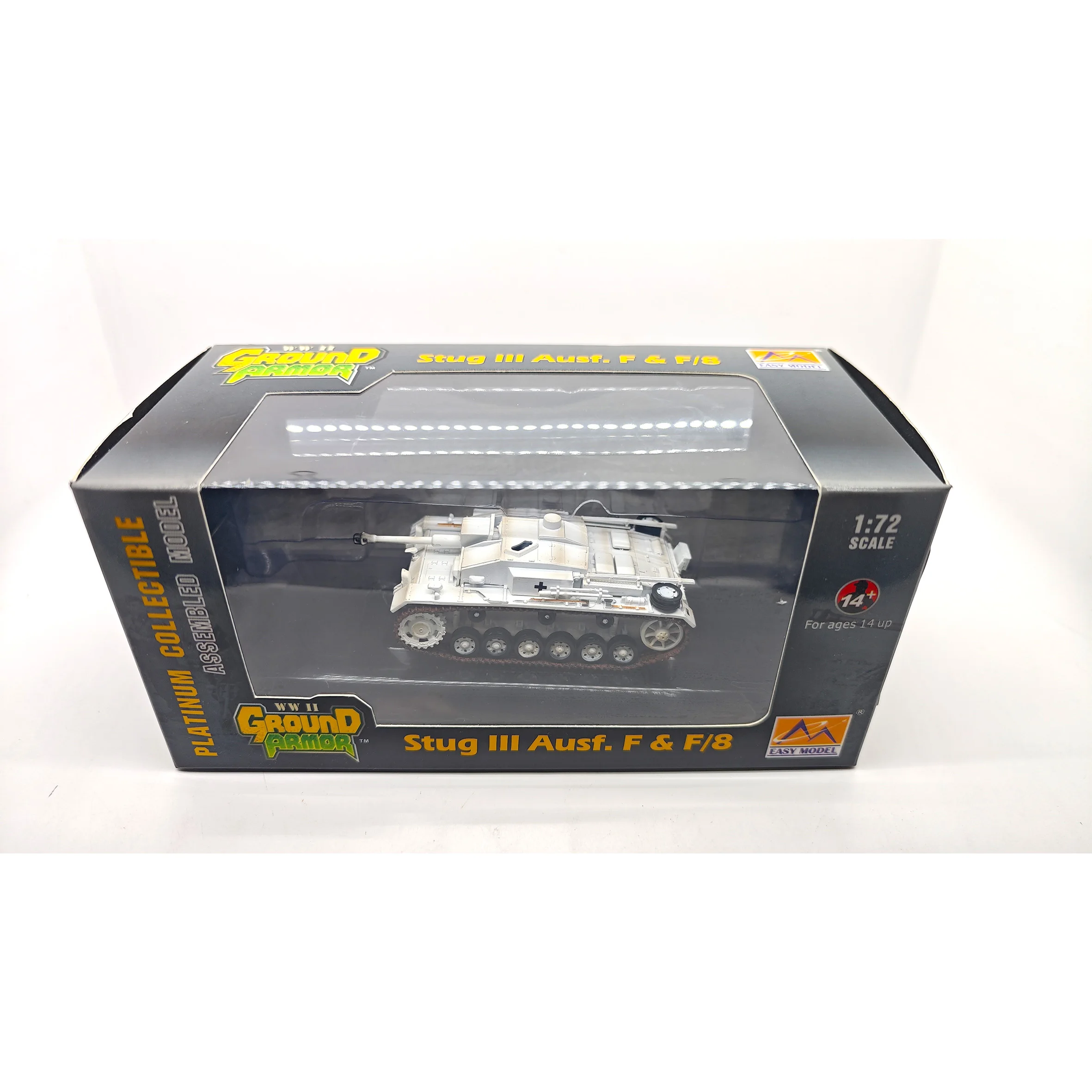 Stock 36145 1/72  German StugIII Ausf.F/8 Tank Model (Snow Coating) Static Finished Model (Out of Print)