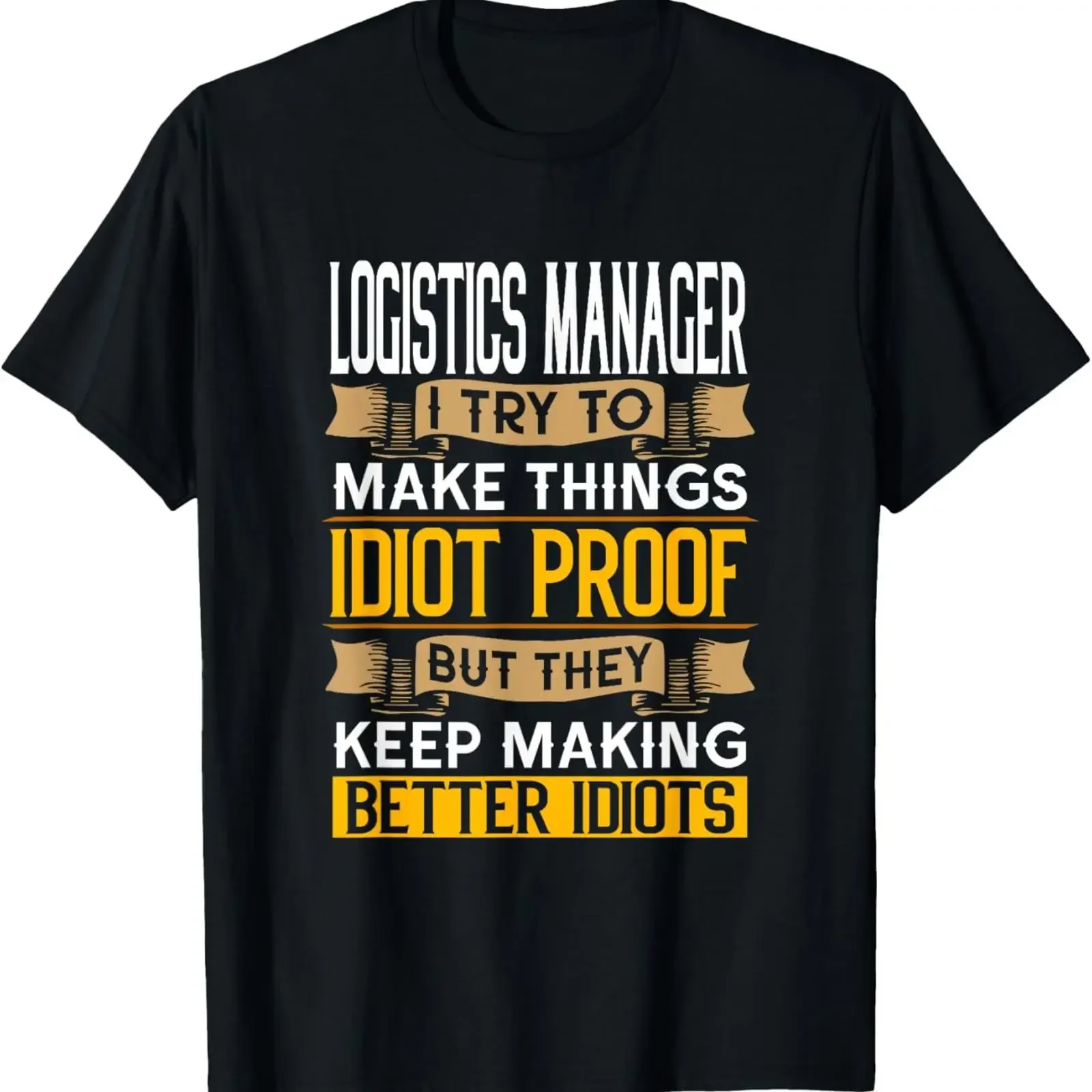Logistics Manager Sarcastic Funny Supply T Shirt vintage Washed streetwear Unisex fashion graphic Stylish Versatile Comfortable