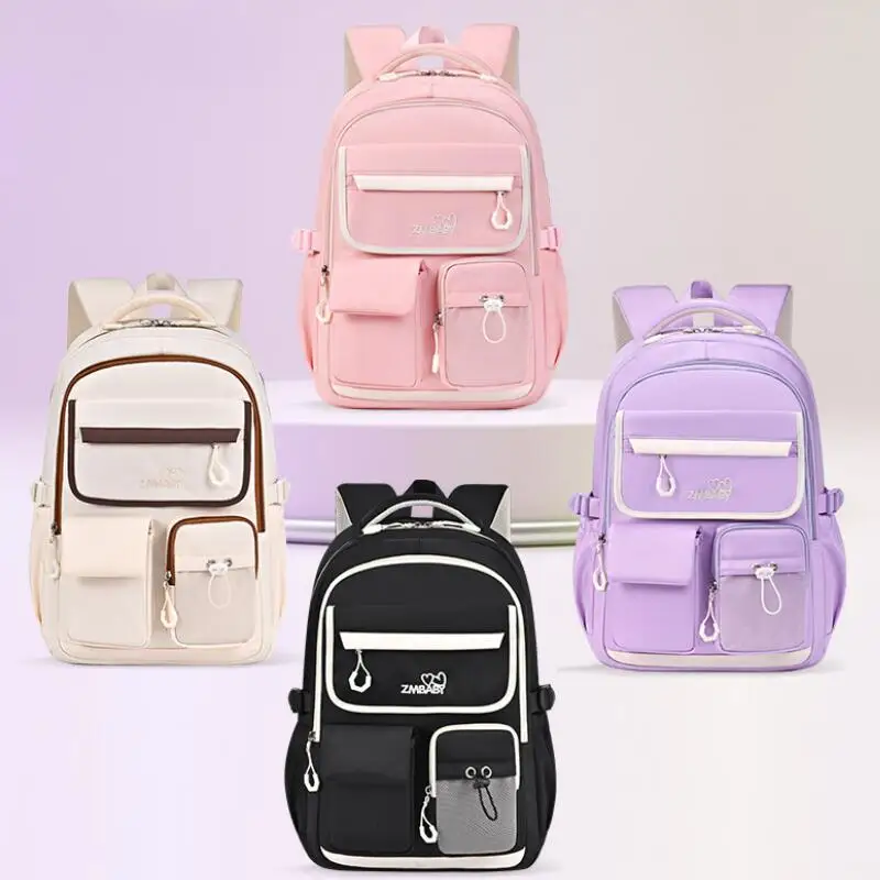 

Children's Schoolbag Backpack Primary School Student Backpack Child Schoolbag Middle School Student Travel Storage Bag Wholesale