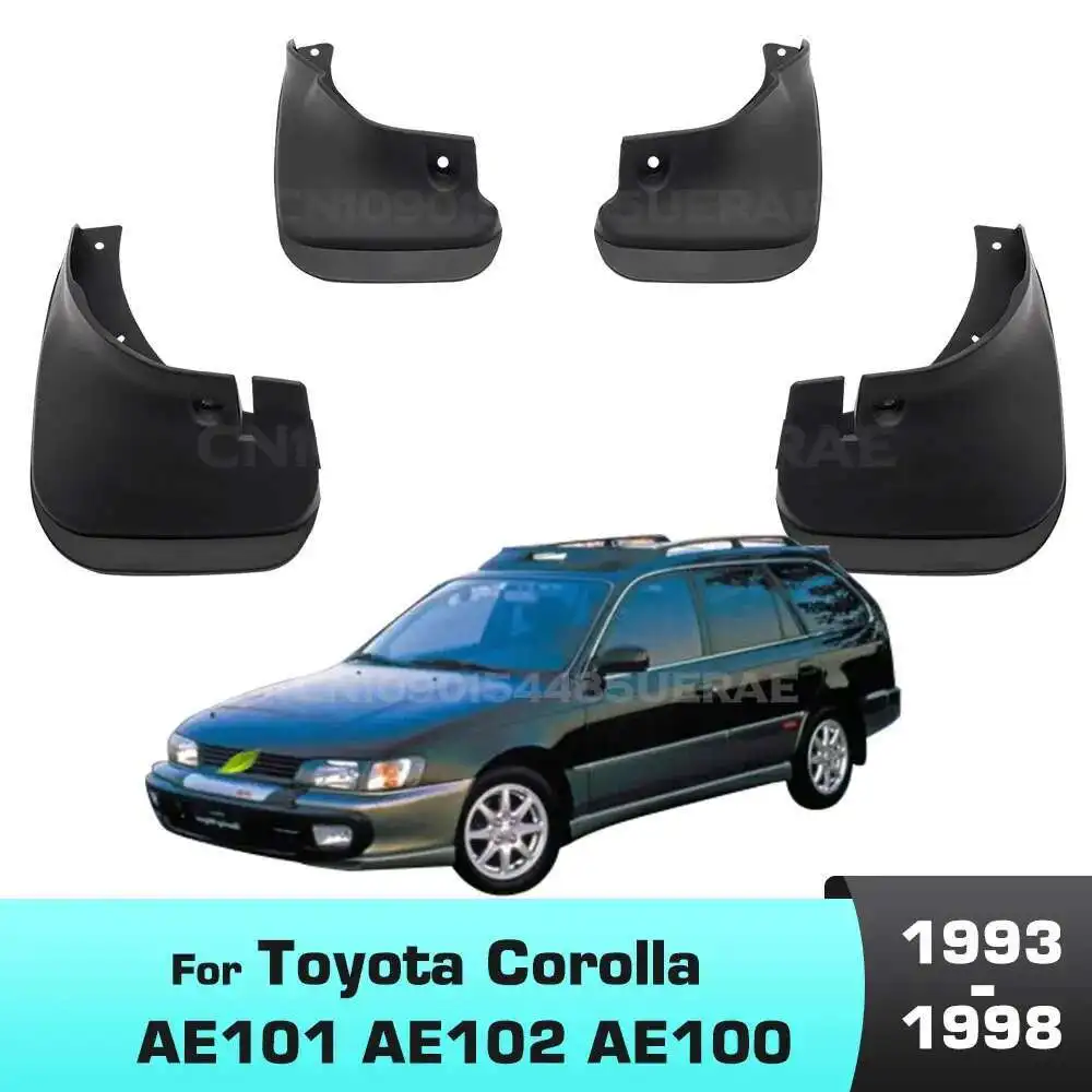 For Toyota Corolla AE101 AE102 AE100 1993-1998 Fender Mudguard Mud Flaps Guard Splash Flap Mudguards Car Accessories
