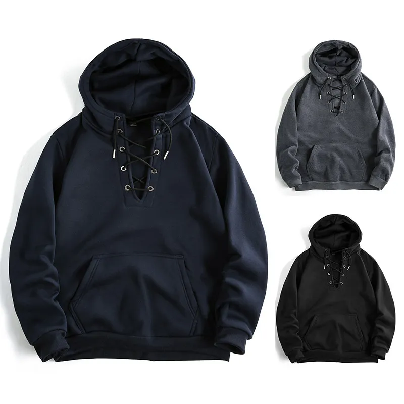 Spring New Men's Slim Fit Zipper Design Casual Hooded Drawstring Sweatshirt Jacket European Size 20265 Comfortable Youthful